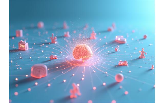 Diagrama de flujo que muestra cómo la inteligencia artificial de Luz Consciente analiza datos personales y de actividad para generar un plan de bienestar personalizado con total privacidad.